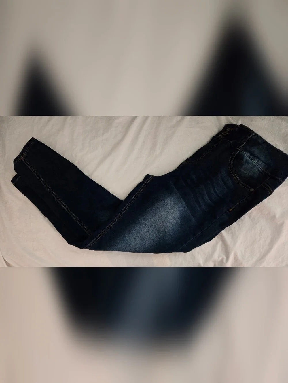 Between Us Jeans Sz 14 Dark Wash Skinny Ankle Comfort Stretch High Rise